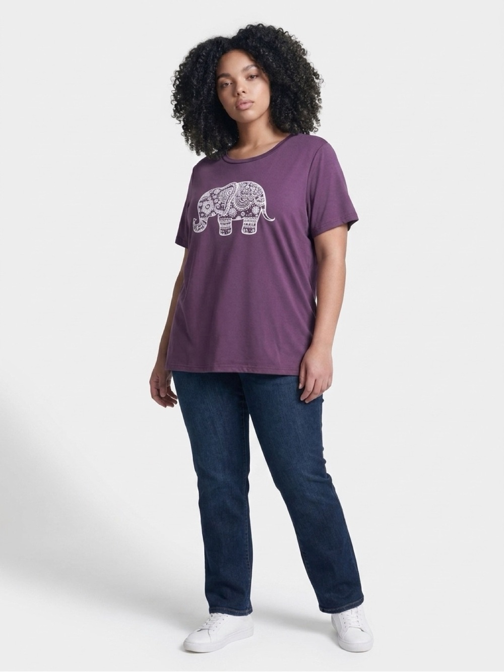 SHEIN CURVE Women's super Soft tee